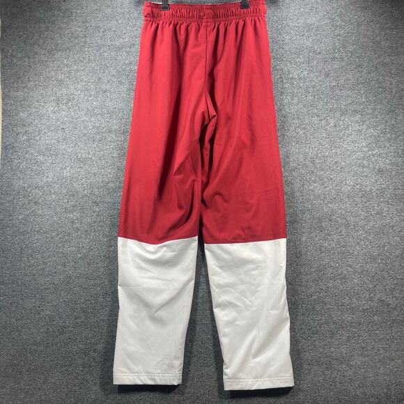 Nike Dri-Fit On Field Oklahoma OU Track Pants Men's M Red/White Zip Leg/Pocket - Picture 7 of 13